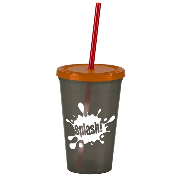 16 oz Insulated Straw Tumbler... from ASI 40480 Koozie Group