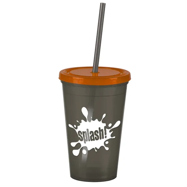 16 oz Insulated Straw Tumbler... from ASI 40480 Koozie Group