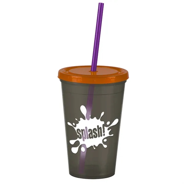 16 oz Insulated Straw Tumbler... from ASI 40480 Koozie Group