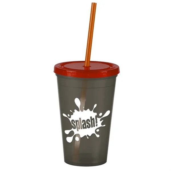16 oz Insulated Straw Tumbler... from ASI 40480 Koozie Group