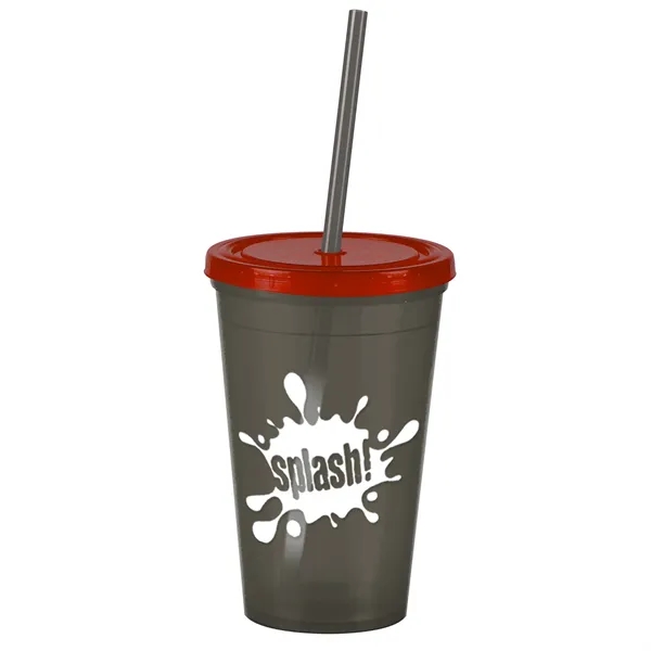 16 oz Insulated Straw Tumbler... from ASI 40480 Koozie Group
