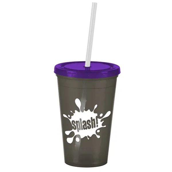 16 oz Insulated Straw Tumbler... from ASI 40480 Koozie Group