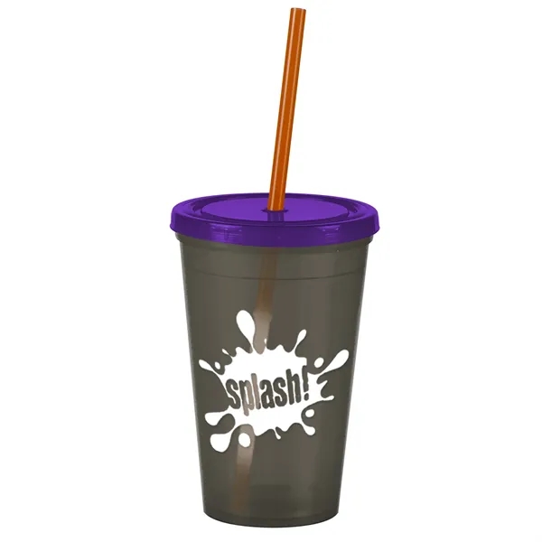 16 oz Insulated Straw Tumbler... from ASI 40480 Koozie Group