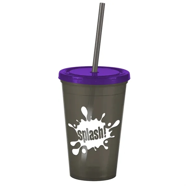 16 oz Insulated Straw Tumbler... from ASI 40480 Koozie Group