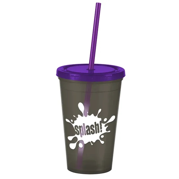 16 oz Insulated Straw Tumbler... from ASI 40480 Koozie Group