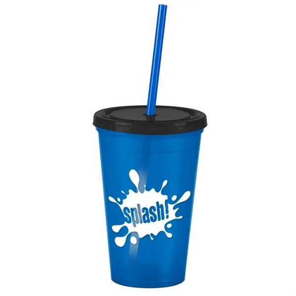 16 oz Insulated Straw Tumbler... from ASI 40480 Koozie Group