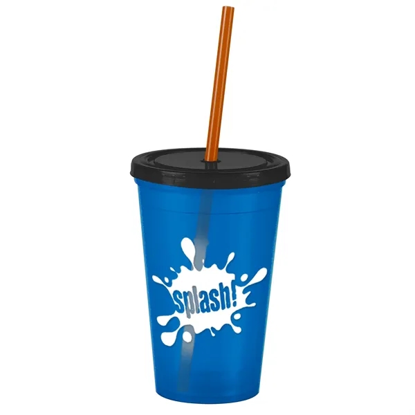 16 oz Insulated Straw Tumbler... from ASI 40480 Koozie Group