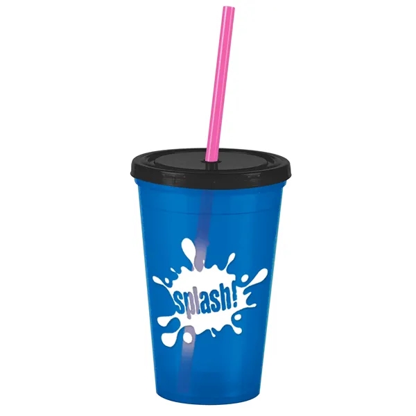 16 oz Insulated Straw Tumbler... from ASI 40480 Koozie Group