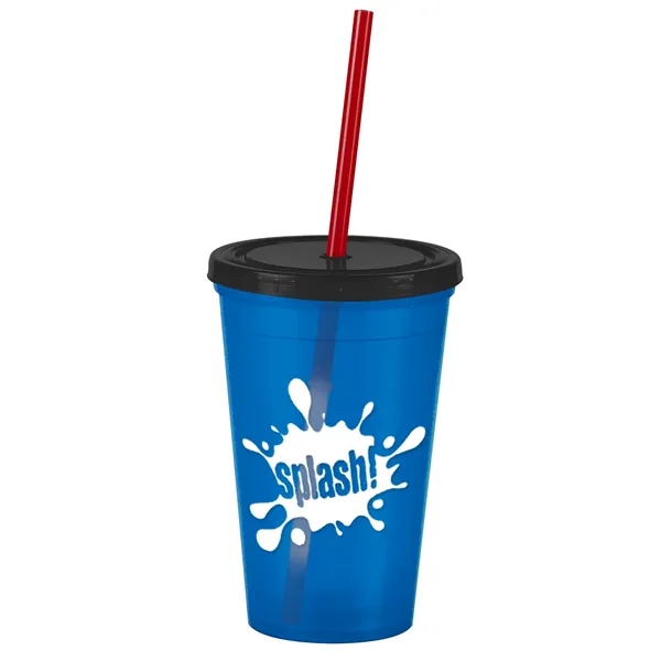 16 oz Insulated Straw Tumbler... from ASI 40480 Koozie Group