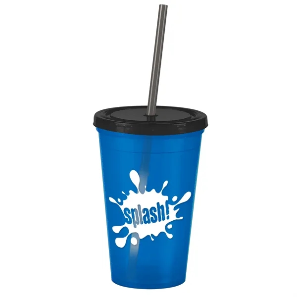 16 oz Insulated Straw Tumbler... from ASI 40480 Koozie Group