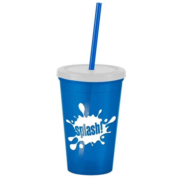 16 oz Insulated Straw Tumbler... from ASI 40480 Koozie Group