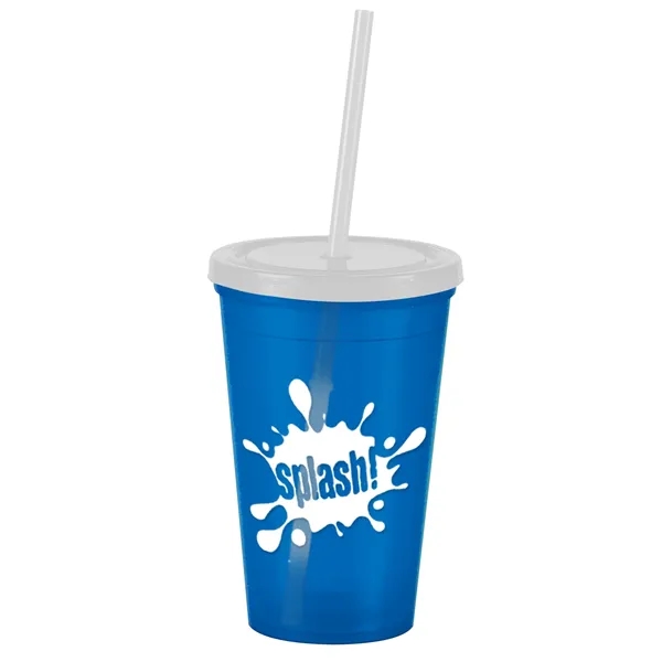 16 oz Insulated Straw Tumbler... from ASI 40480 Koozie Group