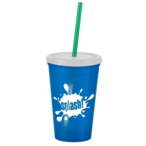 16 oz Insulated Straw Tumbler... from ASI 40480 Koozie Group