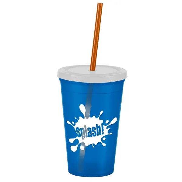16 oz Insulated Straw Tumbler... from ASI 40480 Koozie Group