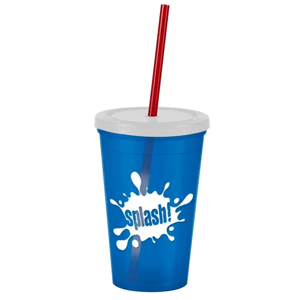 16 oz Insulated Straw Tumbler... from ASI 40480 Koozie Group