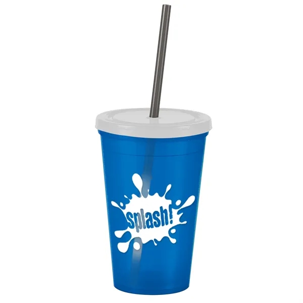 16 oz Insulated Straw Tumbler... from ASI 40480 Koozie Group