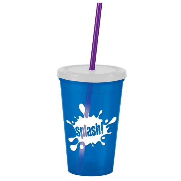 16 oz Insulated Straw Tumbler... from ASI 40480 Koozie Group