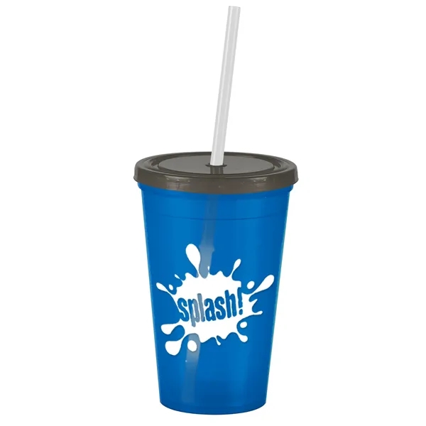 16 oz Insulated Straw Tumbler... from ASI 40480 Koozie Group