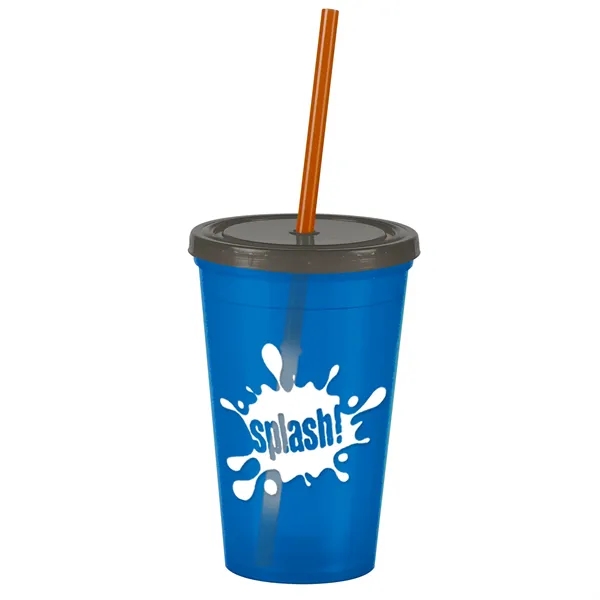 16 oz Insulated Straw Tumbler... from ASI 40480 Koozie Group
