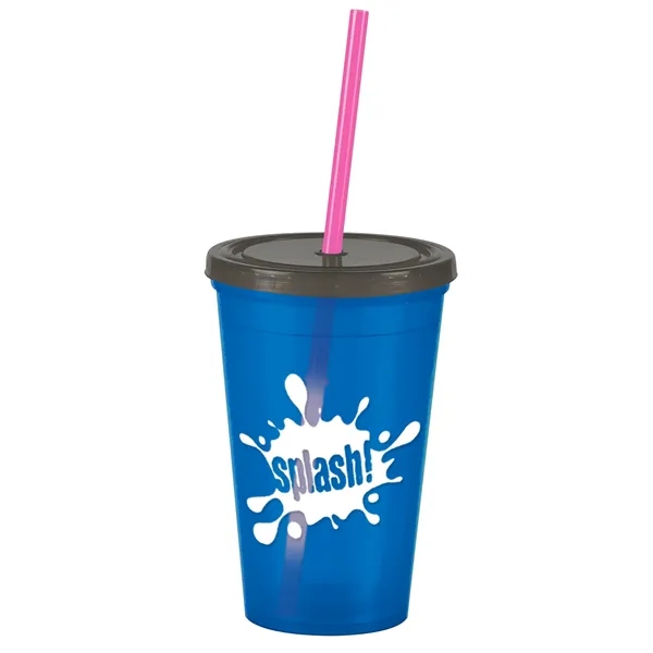 16 oz Insulated Straw Tumbler... from ASI 40480 Koozie Group