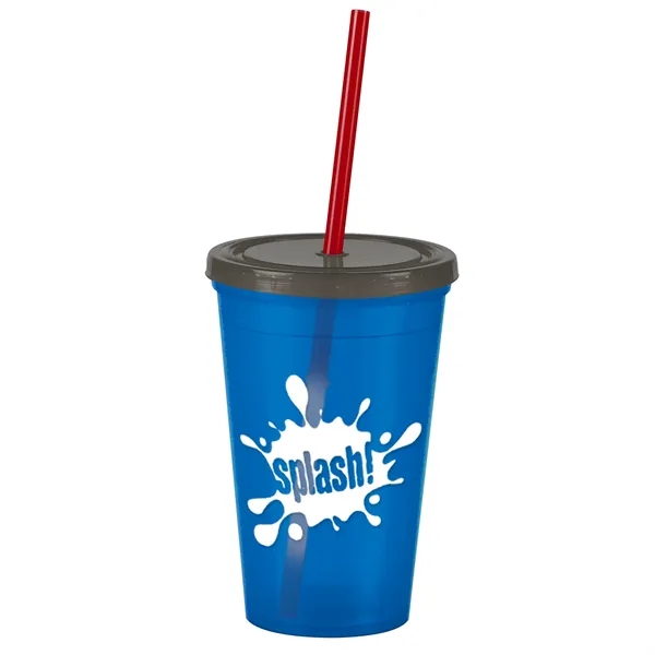 16 oz Insulated Straw Tumbler... from ASI 40480 Koozie Group