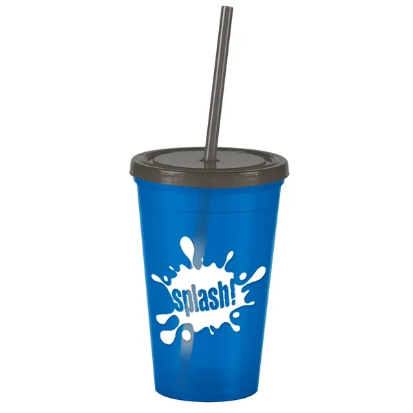 16 oz Insulated Straw Tumbler... from ASI 40480 Koozie Group