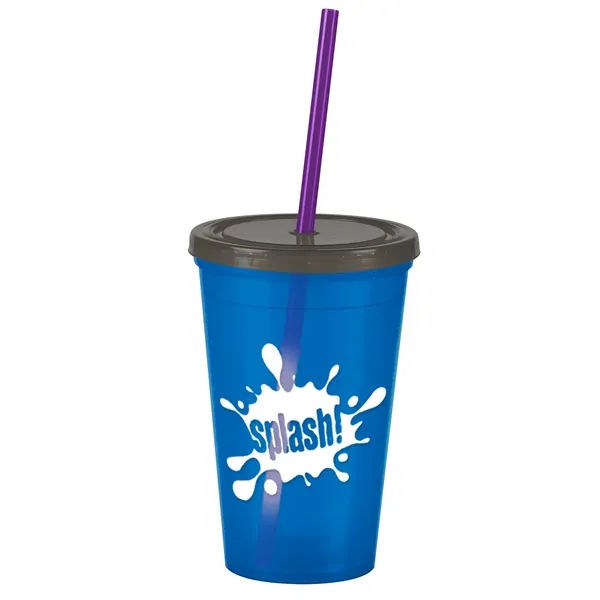 16 oz Insulated Straw Tumbler... from ASI 40480 Koozie Group