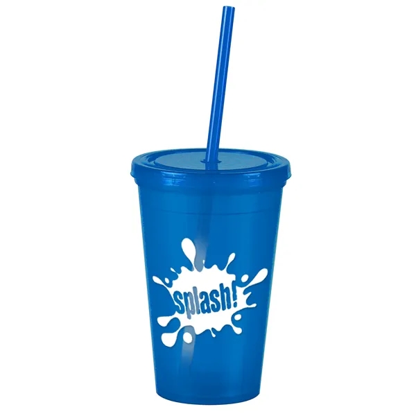 16 oz Insulated Straw Tumbler... from ASI 40480 Koozie Group
