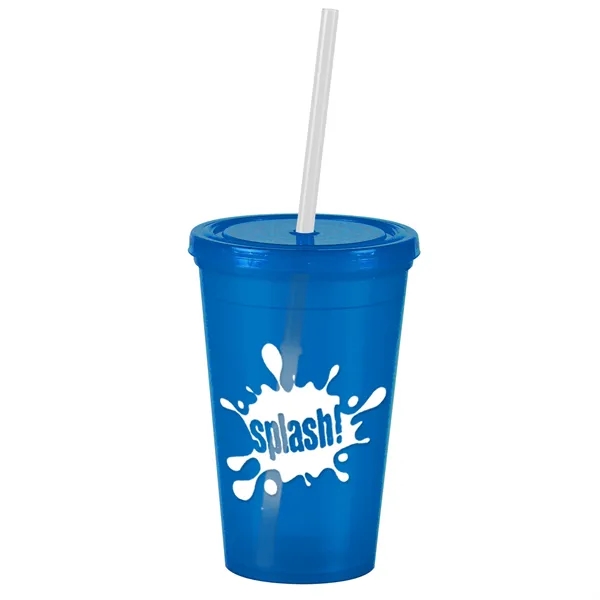 16 oz Insulated Straw Tumbler... from ASI 40480 Koozie Group