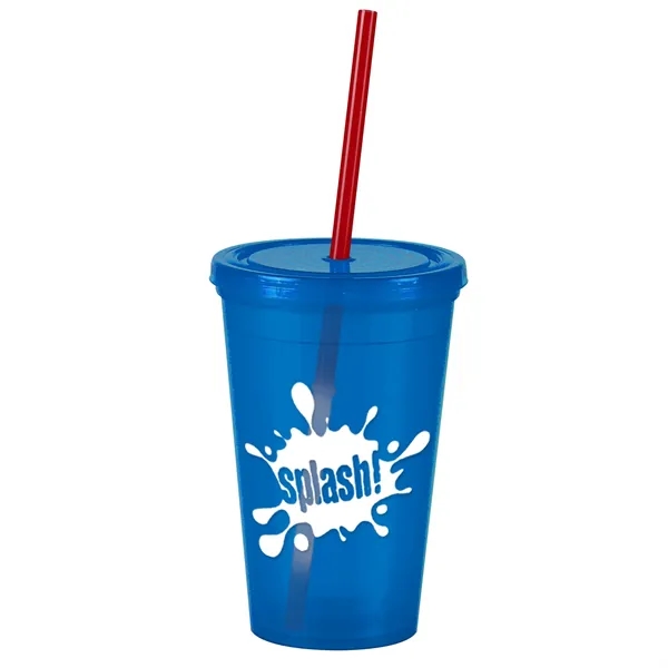 16 oz Insulated Straw Tumbler... from ASI 40480 Koozie Group