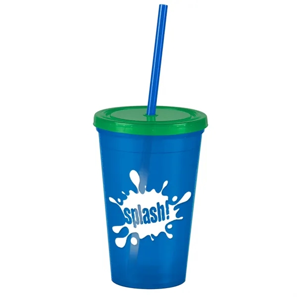 16 oz Insulated Straw Tumbler... from ASI 40480 Koozie Group