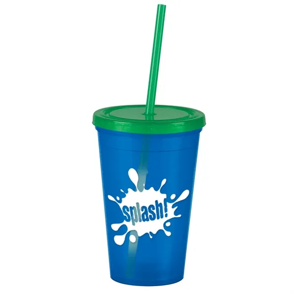 16 oz Insulated Straw Tumbler... from ASI 40480 Koozie Group