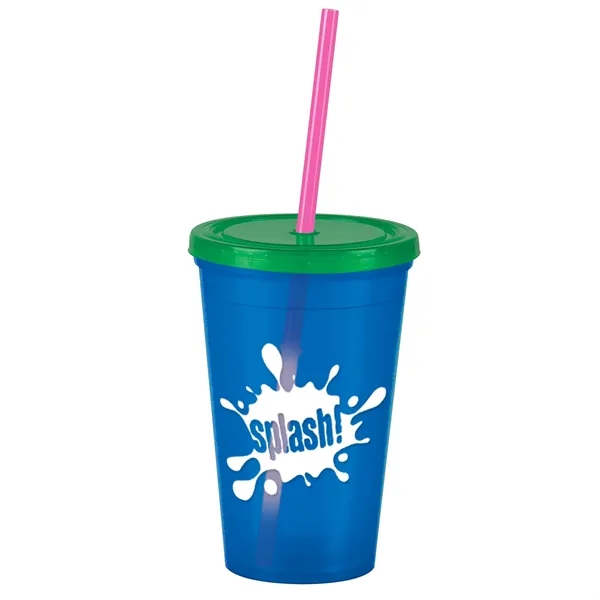 16 oz Insulated Straw Tumbler... from ASI 40480 Koozie Group