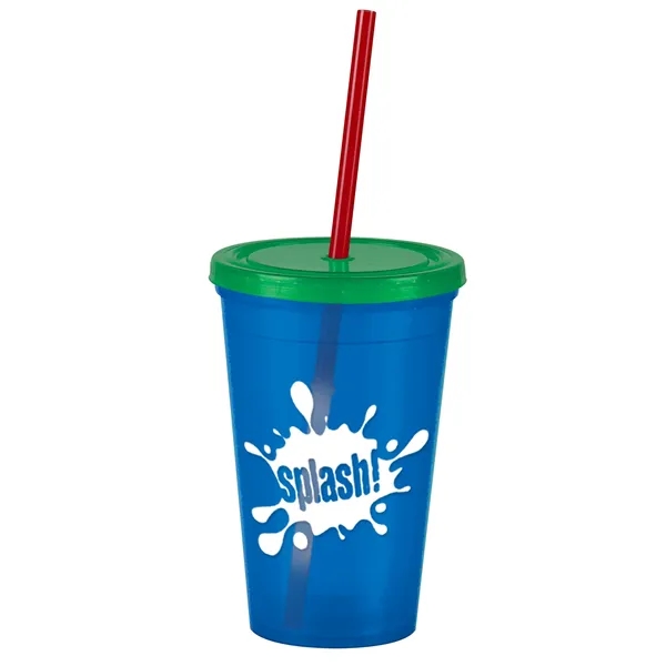 16 oz Insulated Straw Tumbler... from ASI 40480 Koozie Group