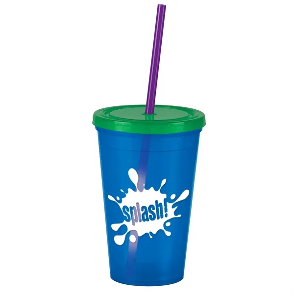 16 oz Insulated Straw Tumbler... from ASI 40480 Koozie Group