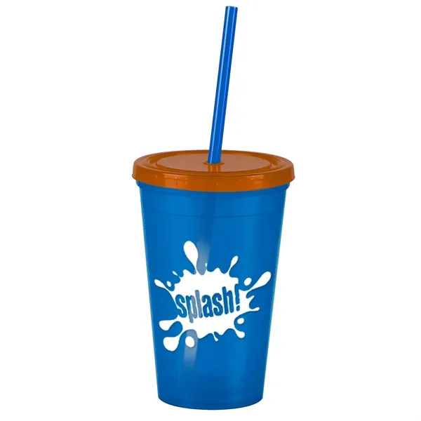 16 oz Insulated Straw Tumbler... from ASI 40480 Koozie Group