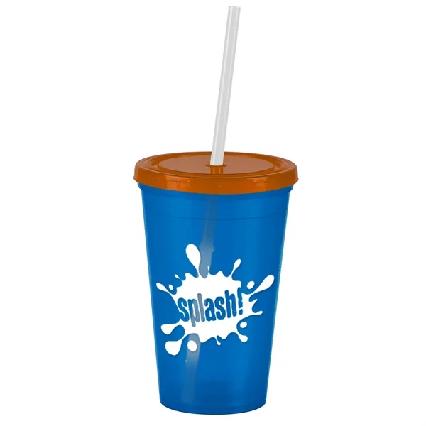 16 oz Insulated Straw Tumbler... from ASI 40480 Koozie Group