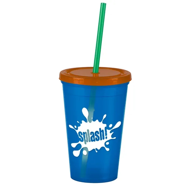 16 oz Insulated Straw Tumbler... from ASI 40480 Koozie Group