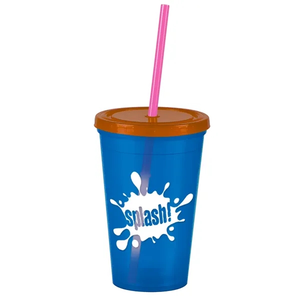 16 oz Insulated Straw Tumbler... from ASI 40480 Koozie Group