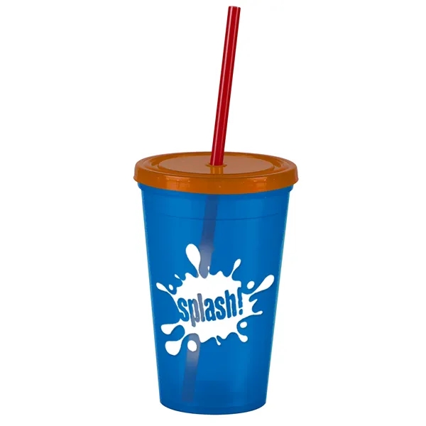 16 oz Insulated Straw Tumbler... from ASI 40480 Koozie Group