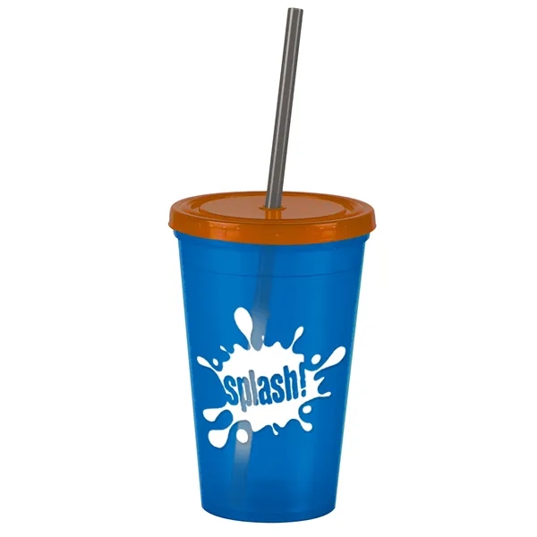 16 oz Insulated Straw Tumbler... from ASI 40480 Koozie Group