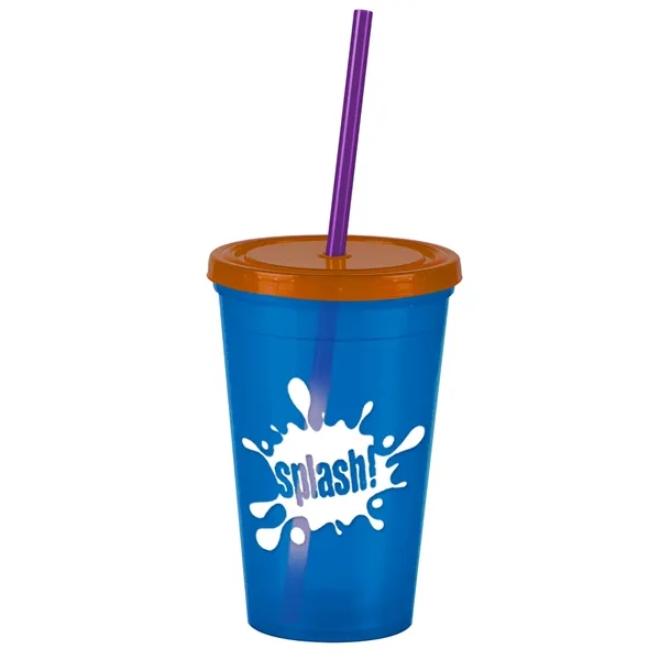 16 oz Insulated Straw Tumbler... from ASI 40480 Koozie Group