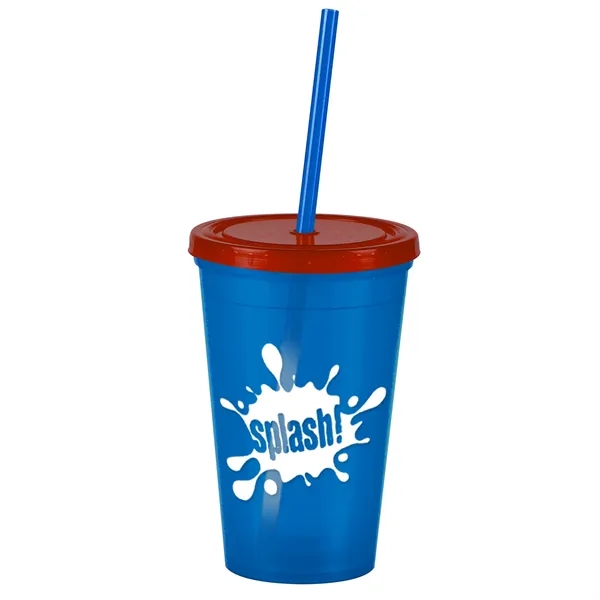 16 oz Insulated Straw Tumbler... from ASI 40480 Koozie Group