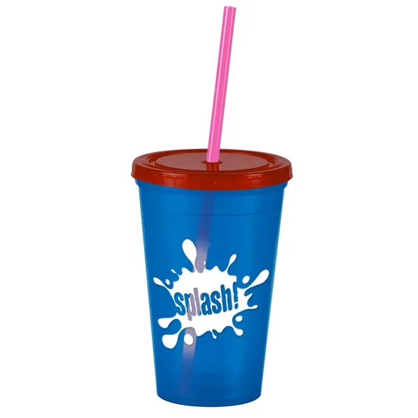 16 oz Insulated Straw Tumbler... from ASI 40480 Koozie Group