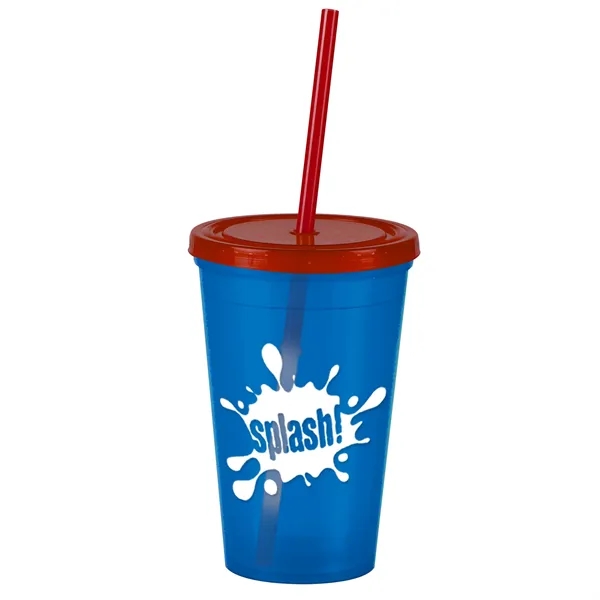 16 oz Insulated Straw Tumbler... from ASI 40480 Koozie Group