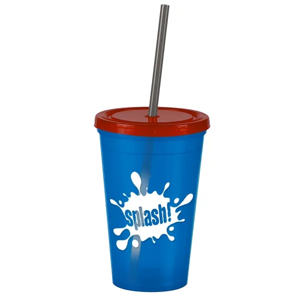 16 oz Insulated Straw Tumbler... from ASI 40480 Koozie Group