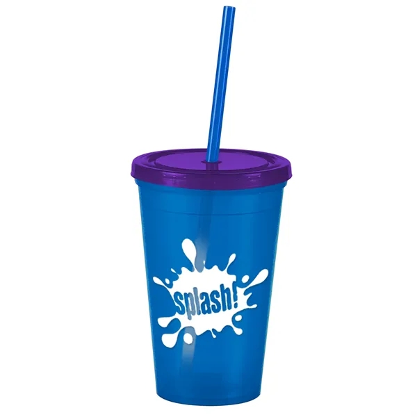 16 oz Insulated Straw Tumbler... from ASI 40480 Koozie Group