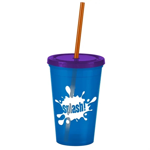16 oz Insulated Straw Tumbler... from ASI 40480 Koozie Group