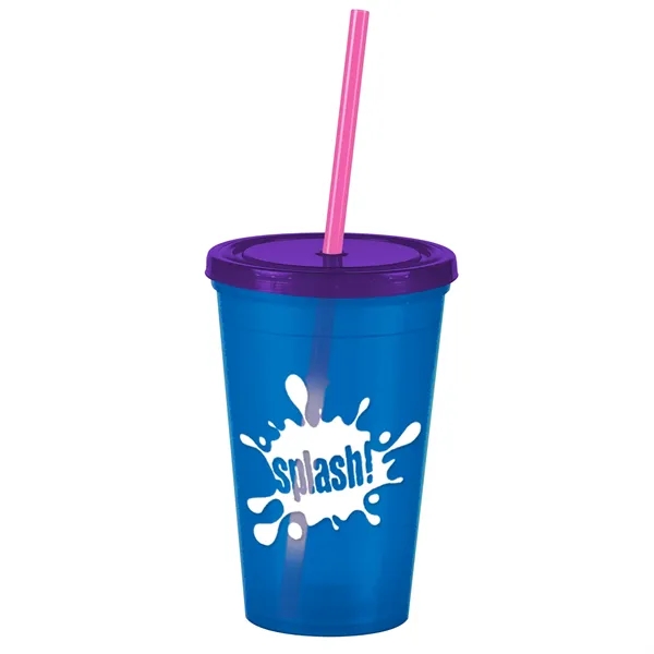 16 oz Insulated Straw Tumbler... from ASI 40480 Koozie Group