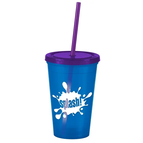 16 oz Insulated Straw Tumbler... from ASI 40480 Koozie Group